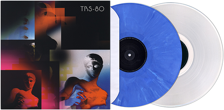 TRS-80 The New You vinyl 12" in blue & clear